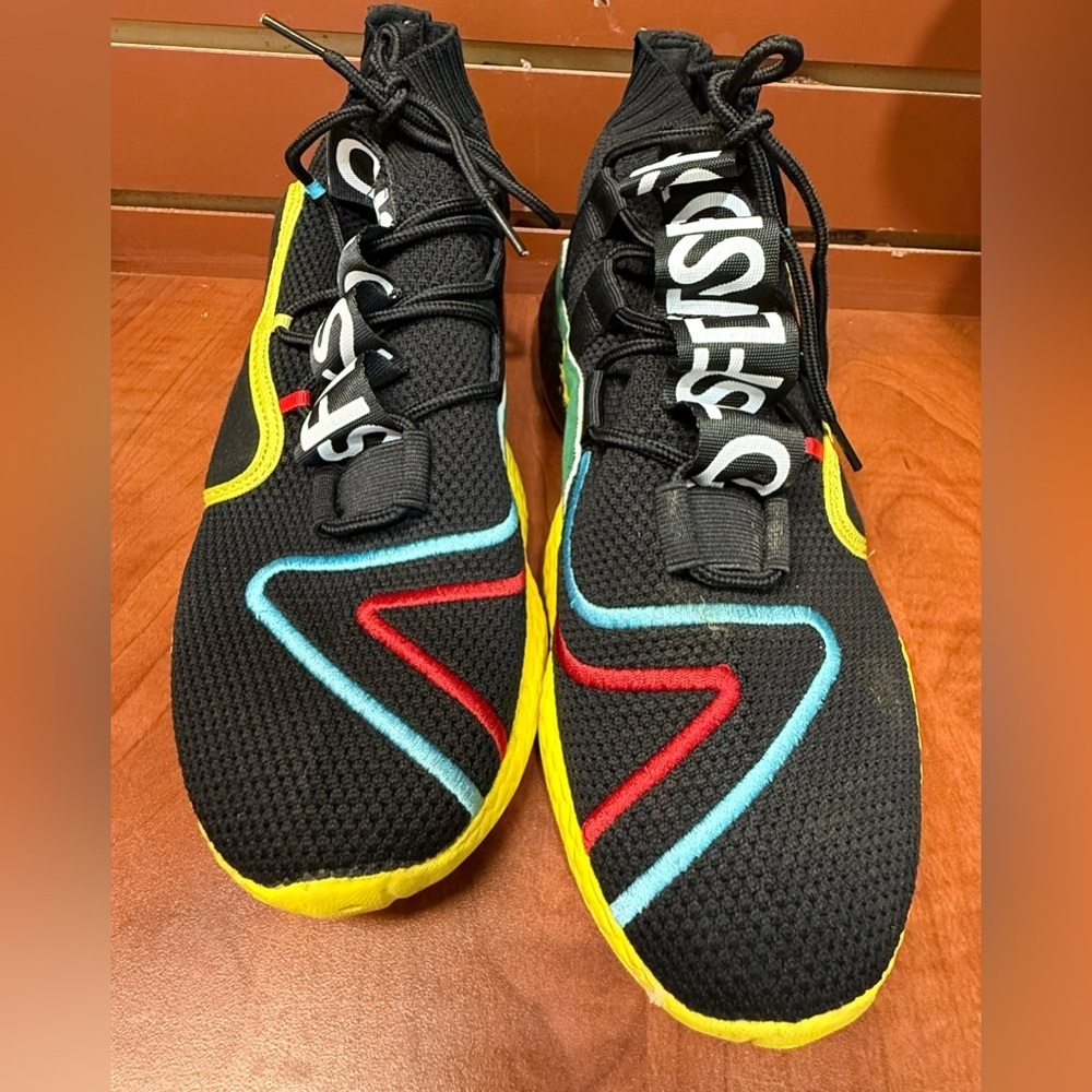 Black and Yellow Athletic Sneakers - Picture 7 of 7